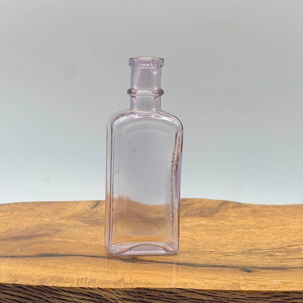 Vintage Purple Bottle Brockton Barnett 5"